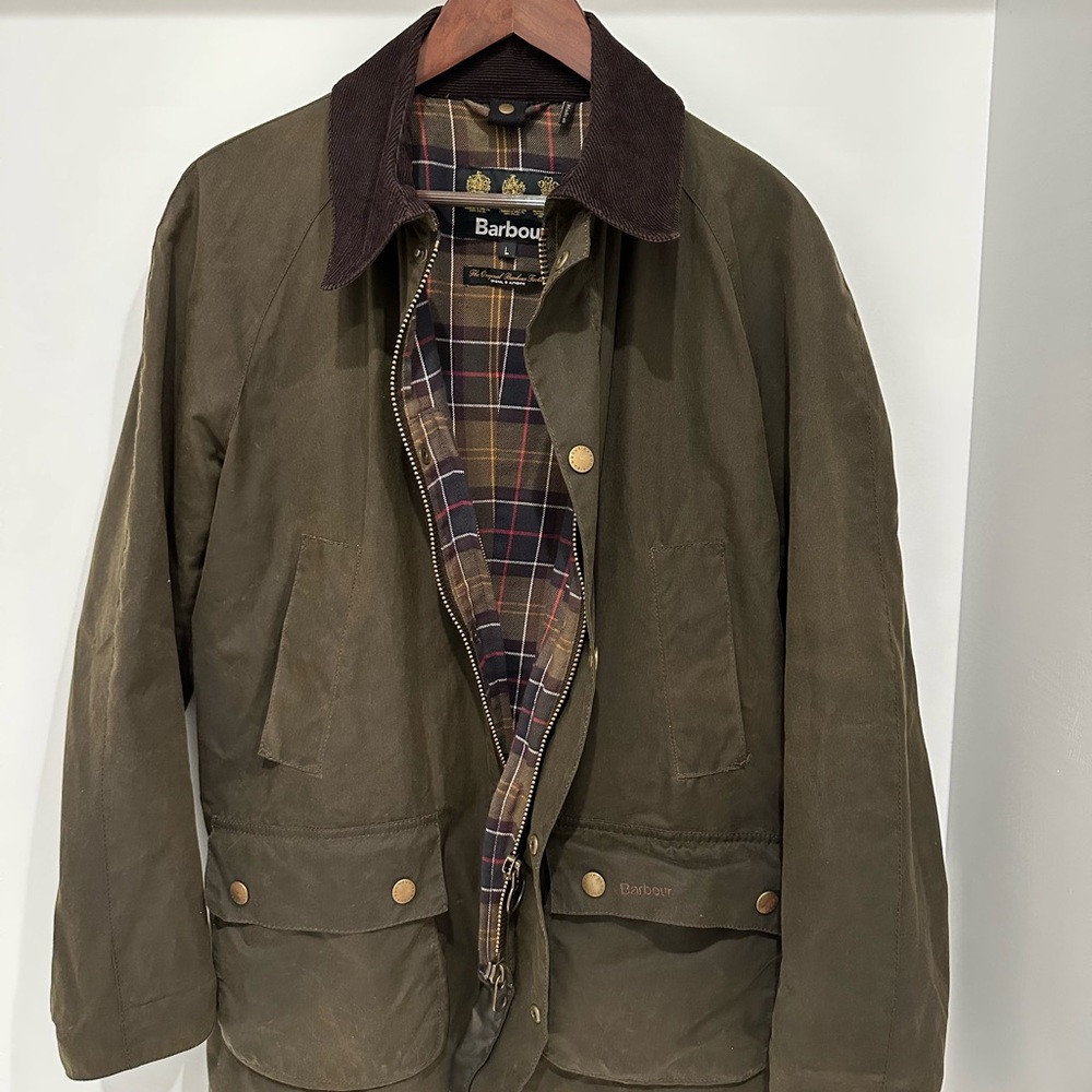 Barbour Ashby waxed jacket + zip in liner